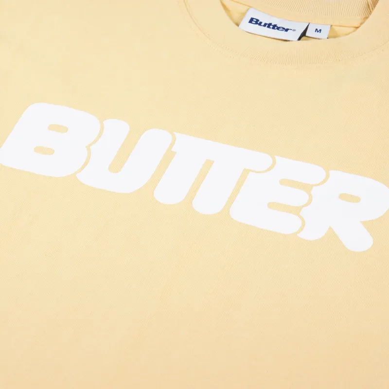 Butter Goods Rounded Logo T Shirt Squash-1