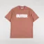 Butter Goods Rounded Logo T Shirt Washed Wood
