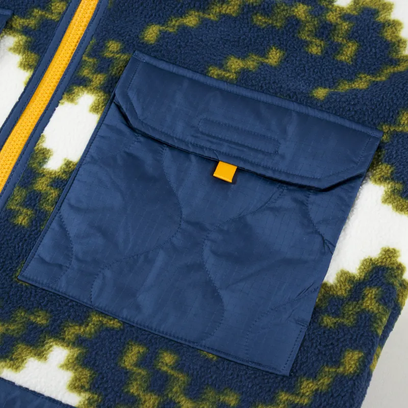 The North Face Royal Arch Vest Shady Blue Mountain Geo Print-7