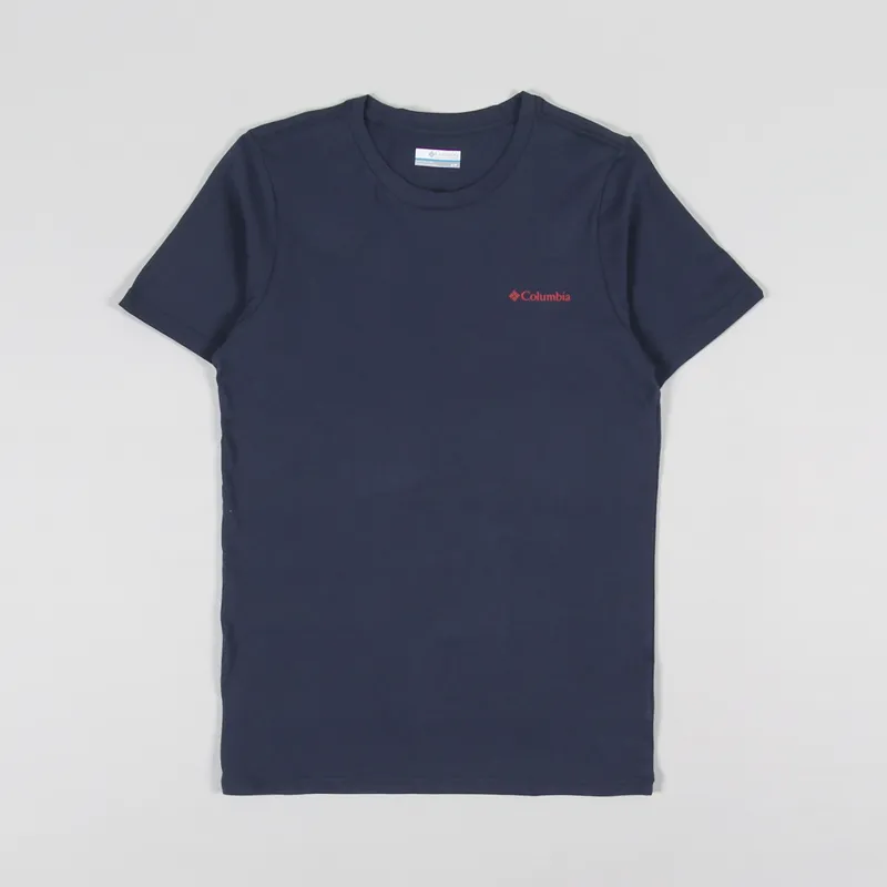Columbia Rapid Ridge Back Graphic T Shirt II Collegiate Navy-1