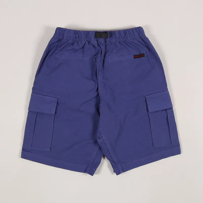 Gramicci Mens Stretch Climbing Ripstop Cargo Shorts Navy Blue