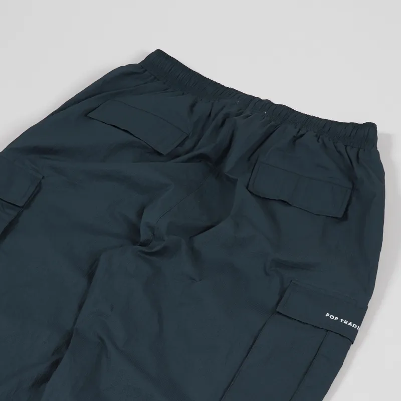 Pop Trading Company Ripstop Cargo Track Pants Dark Teal-6