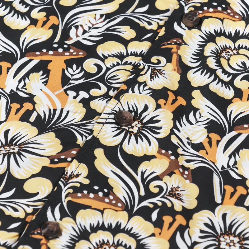 Dickies Roseburg Short Sleeve Shirt Black Floral-3