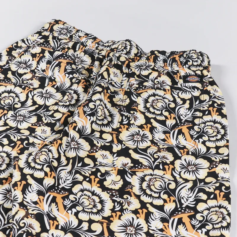 Dickies Roseburg Shorts Black Floral-4