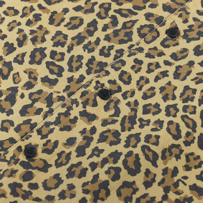 Vision Street Wear Resort Shirt Jinx Leopard Brown-4