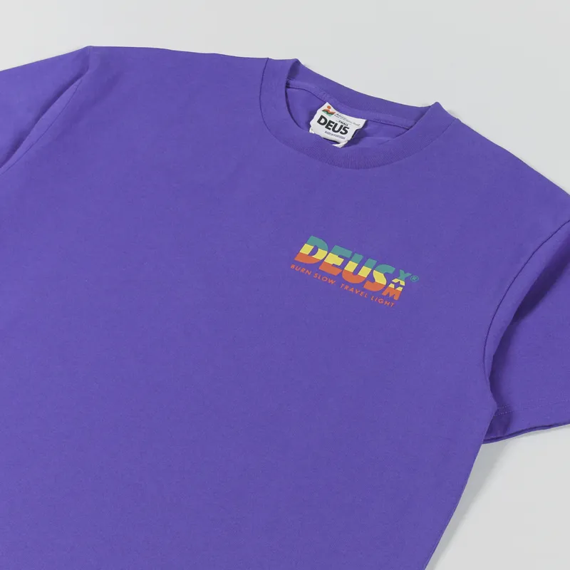 Deus Ex Machina Reservoir T Shirt Spectrum Blue-2