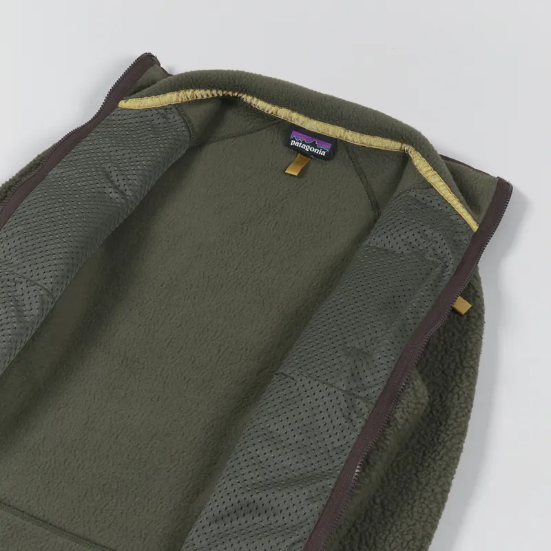 Patagonia Retro Pile Fleece Jacket Basin Green-4