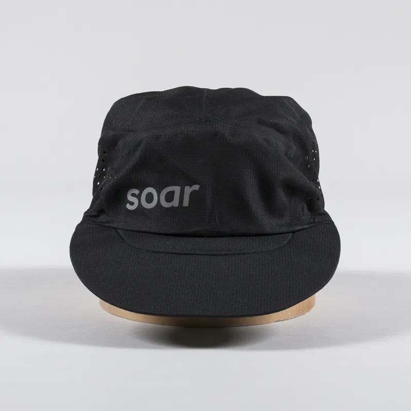 SOAR Running Run Cap Black-2