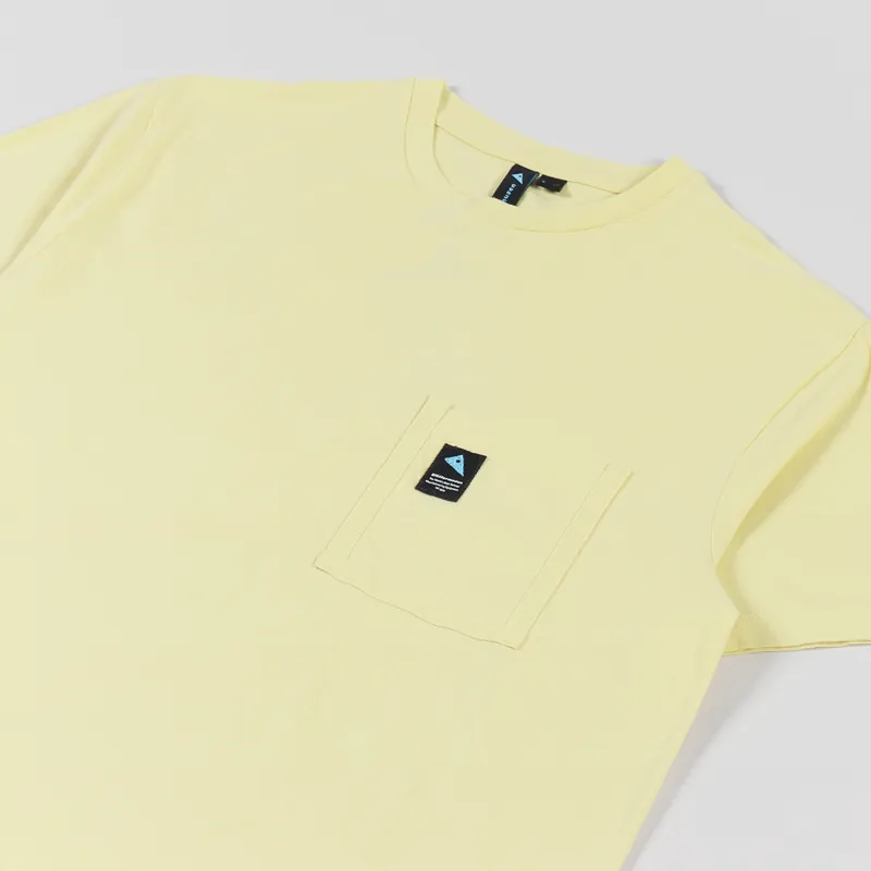 Klattermusen Runa Pocket T Shirt Butter Yellow-2