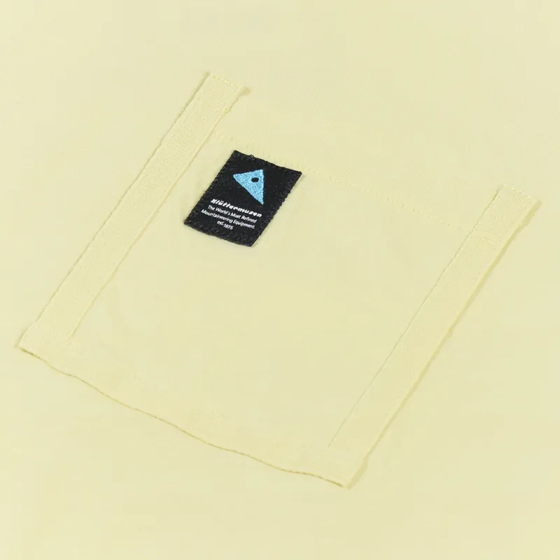 Klattermusen Runa Pocket T Shirt Butter Yellow-1