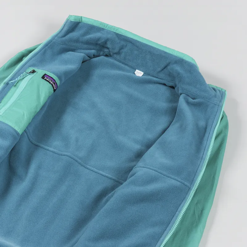 Patagonia Reversible Shelled Microdini Jacket Fresh Teal-8