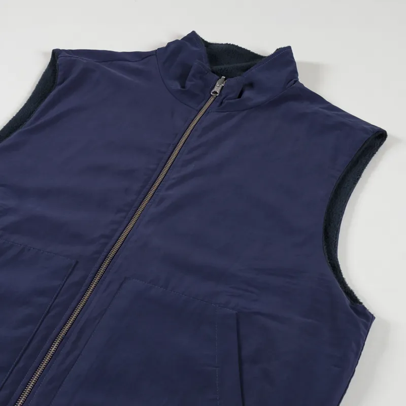 Unfeigned Reversible Technical Vest Navy-5