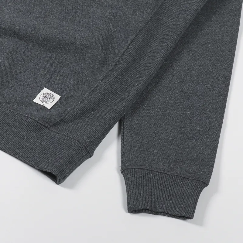 Admiral Sporting Goods Rowley Raglan Sweatshirt Audubon Charcoal Marl-4