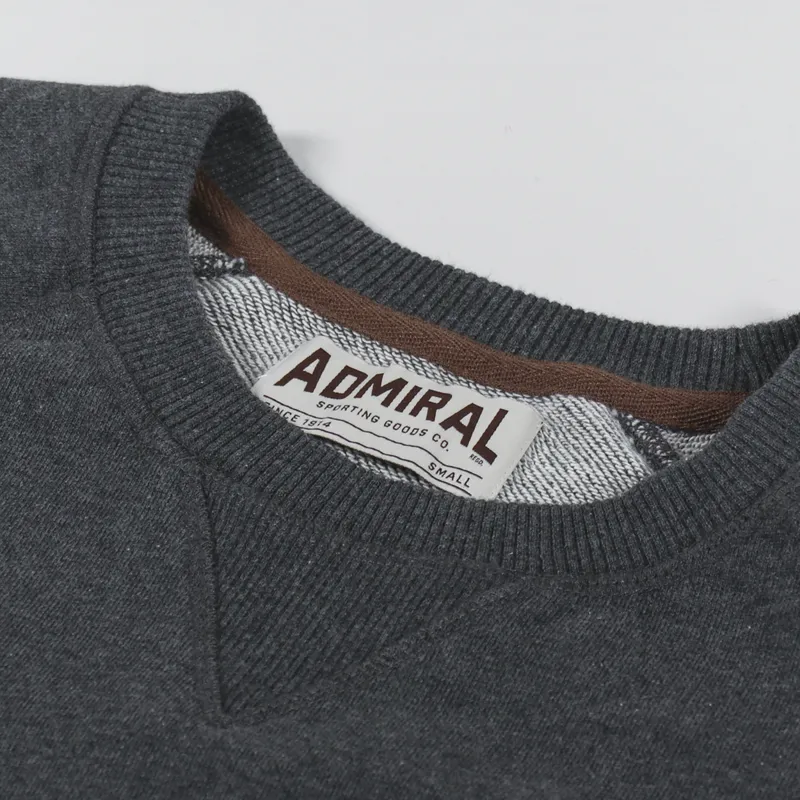 Admiral Sporting Goods Rowley Raglan Sweatshirt Audubon Charcoal Marl-5