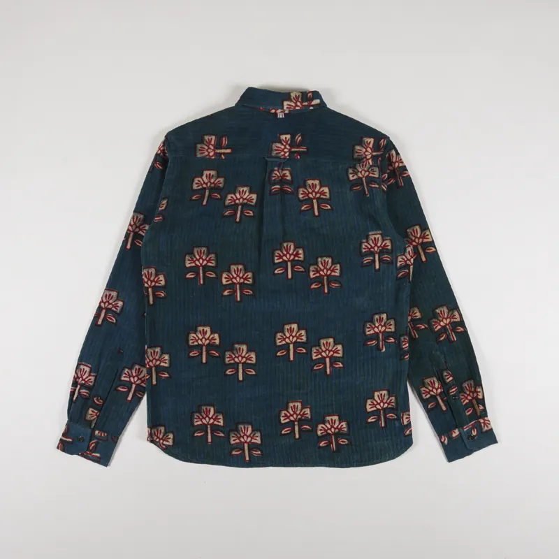 Kardo Ryan Long Sleeve Shirt Indigo-1