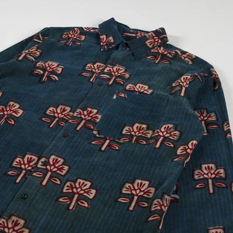 Kardo Ryan Long Sleeve Shirt Indigo-2