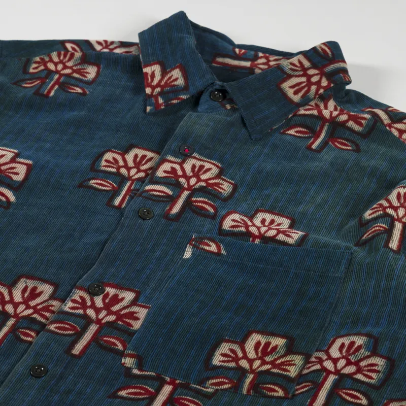 Kardo Ryan Long Sleeve Shirt Indigo-4
