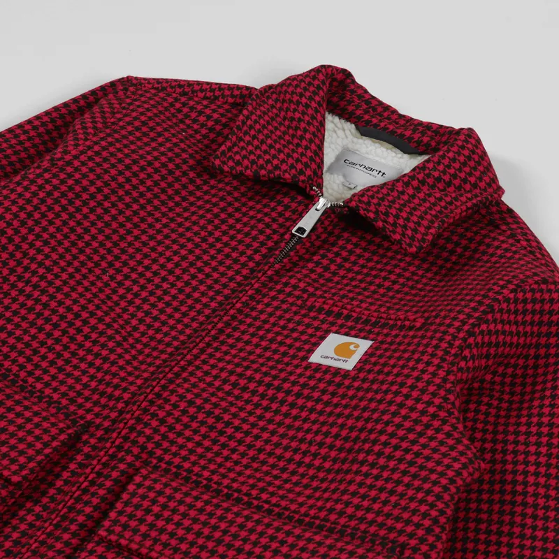 Carhartt WIP Ryder Jacket Cardinal Check-3