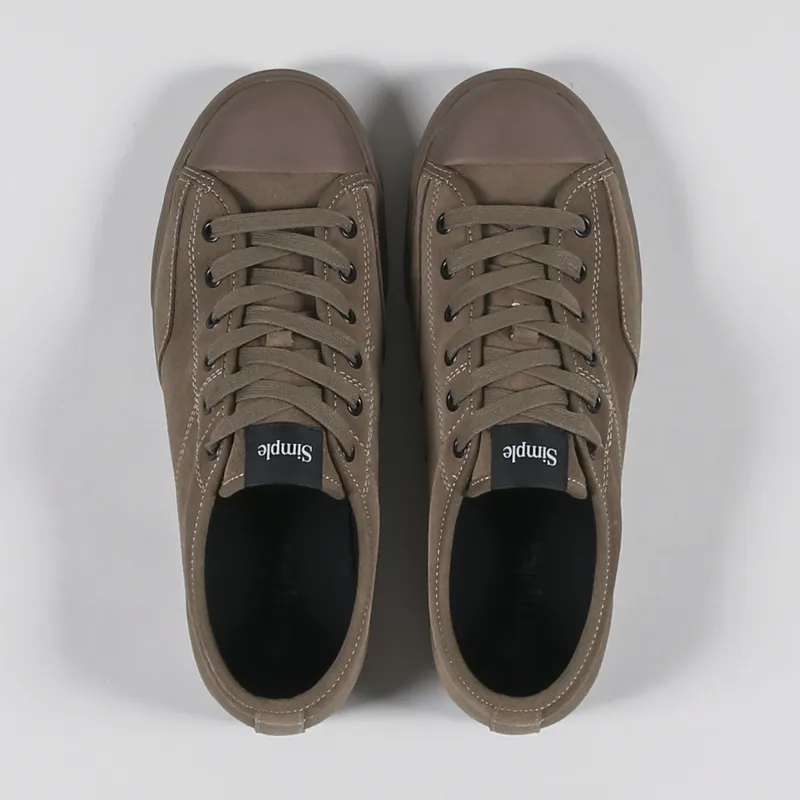 Simple S1 Suede Shoes Brown-2