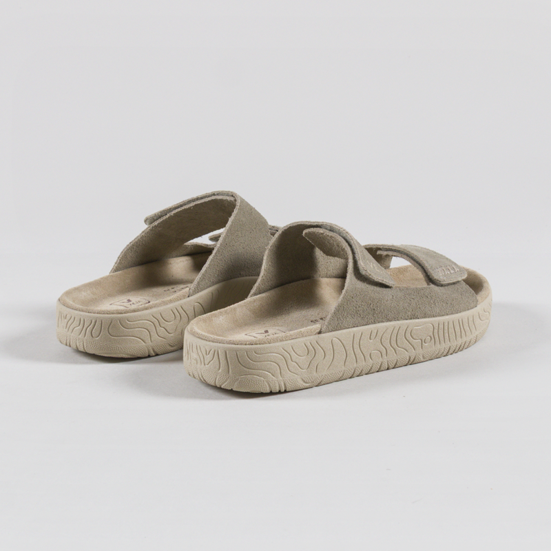 Veja Womens Etna Suede Sandals Taupe Almond-1