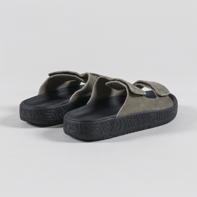 Veja Womens Etna Suede Sandals Khaki Black-1