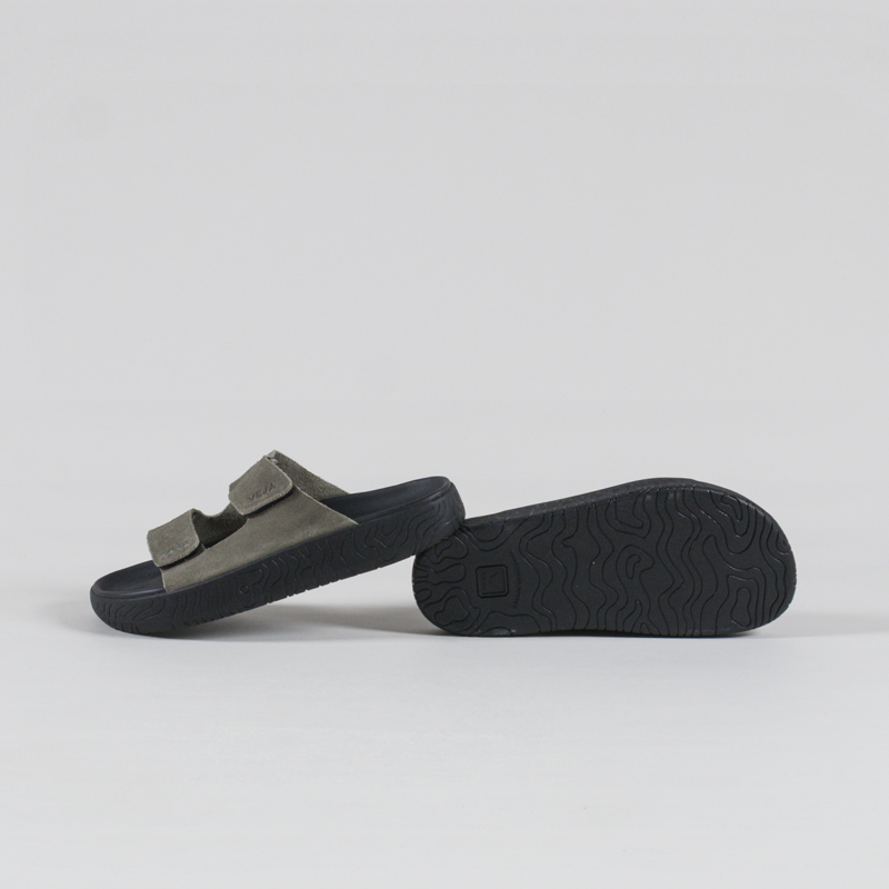 Veja Etna Suede Sandals Khaki Black-3