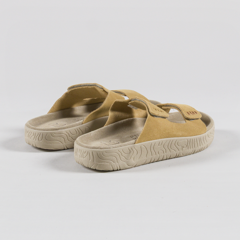Veja Womens Etna Suede Sandals Ochre Almond-1