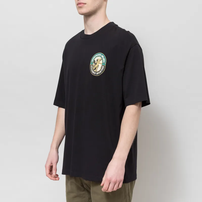 Goodies Sportive Sophisticated Airlines T Shirt Black-1