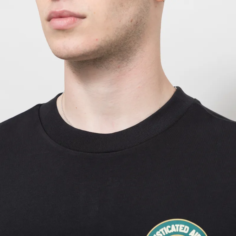 Goodies Sportive Sophisticated Airlines T Shirt Black-3