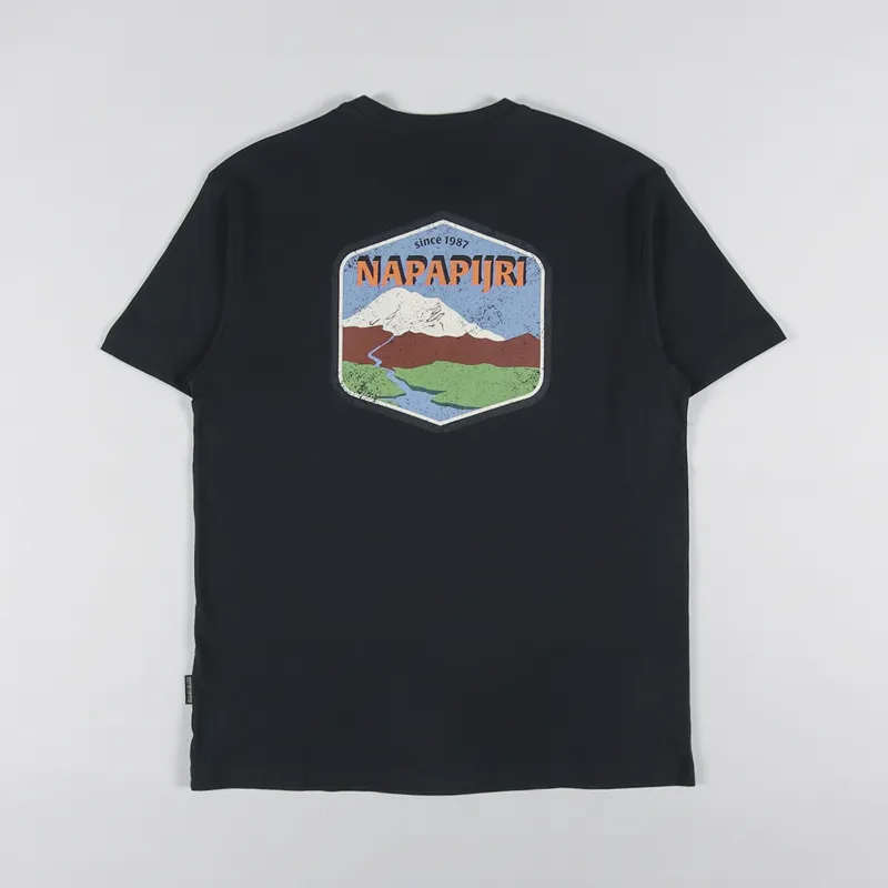 送料込★NAPAPIJRI★半袖Tシャツ S-Bolivar Tシャツ Napapijri S-Bolivar T-Shirt Orange Amber - Terraces Menswear