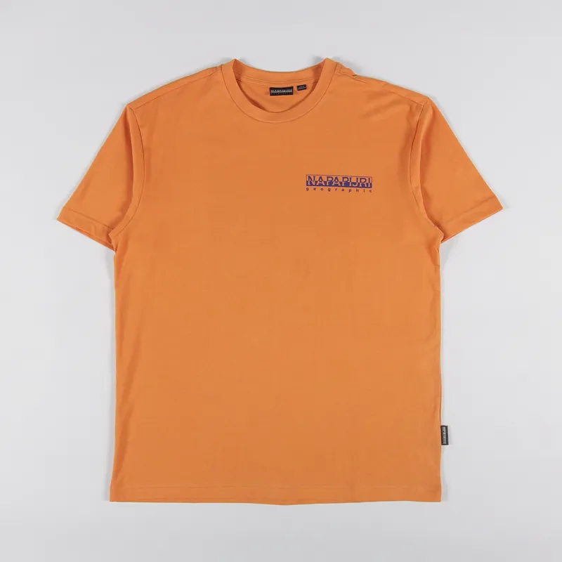 Napapijri Bolivar T Shirt Orange Amber-1