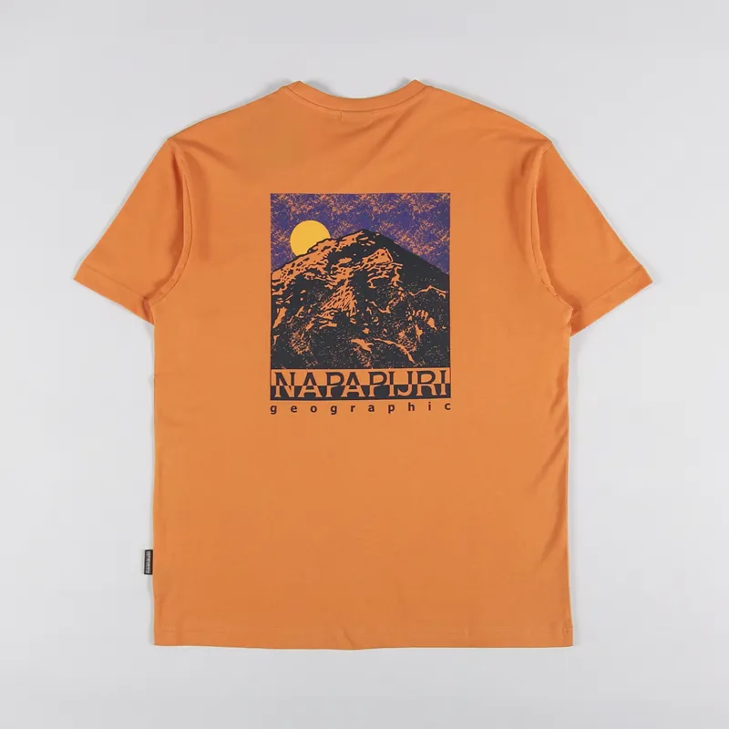 Napapijri Bolivar T Shirt Orange Amber