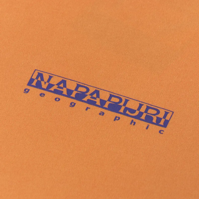 Napapijri Bolivar T Shirt Orange Amber-5