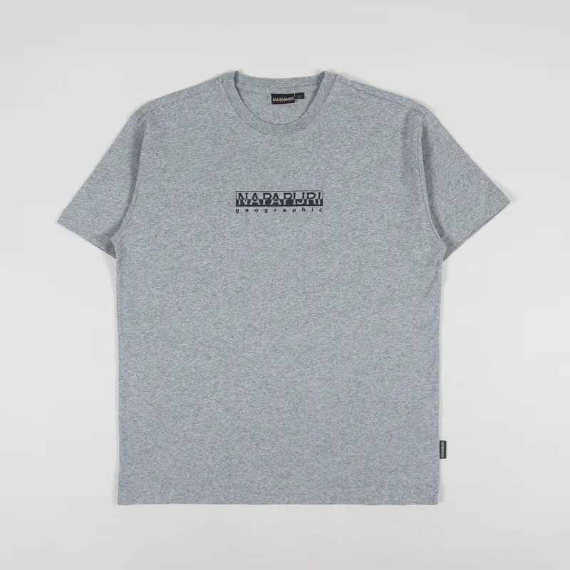 Napapijri Box 3 T Shirt Grey