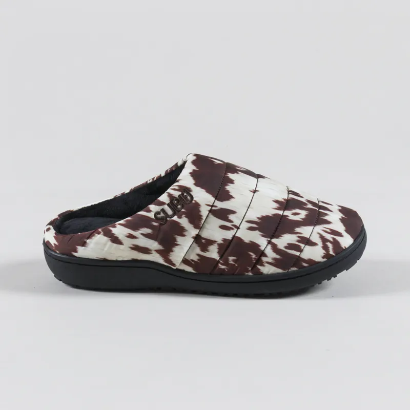 Subu Slippers Cow Brown-2