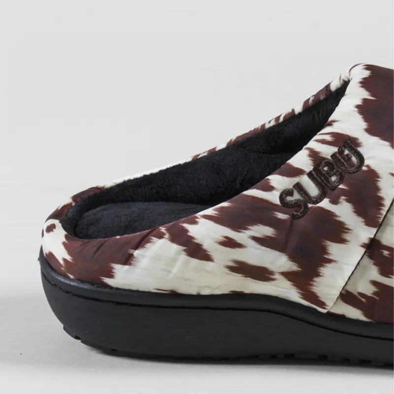 Subu Slippers Cow Brown-4