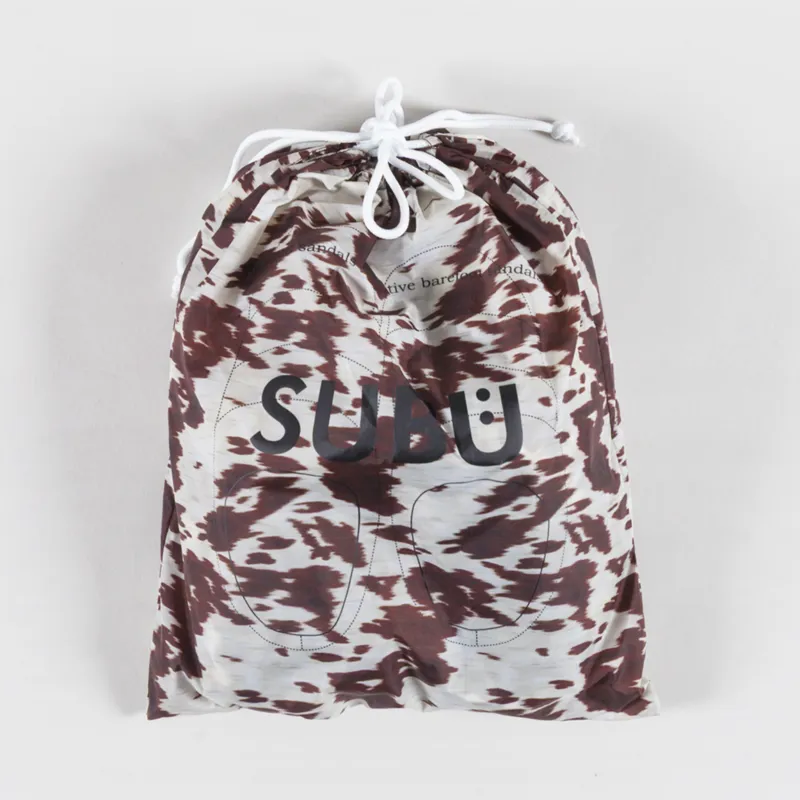 Subu Slippers Cow Brown-7