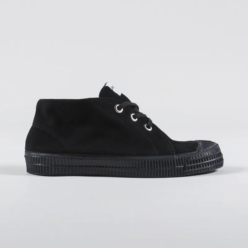 Novesta Chukka Suede Shoes Mono Black-4