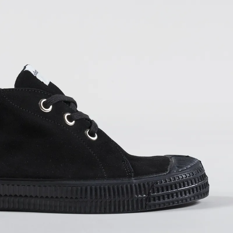 Novesta Chukka Suede Shoes Mono Black-6