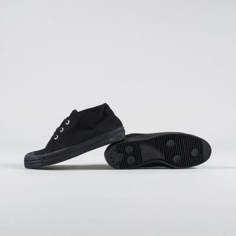 Novesta Chukka Suede Shoes Mono Black-2