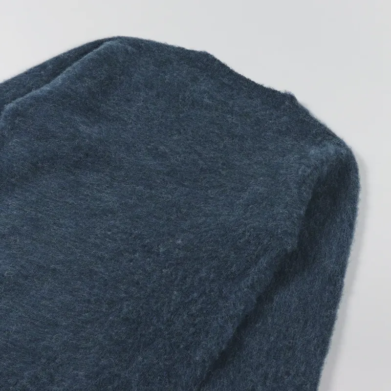 Shetland Woollen Co. Shaggy Knit Crew Neck Sweater Atlantic-4