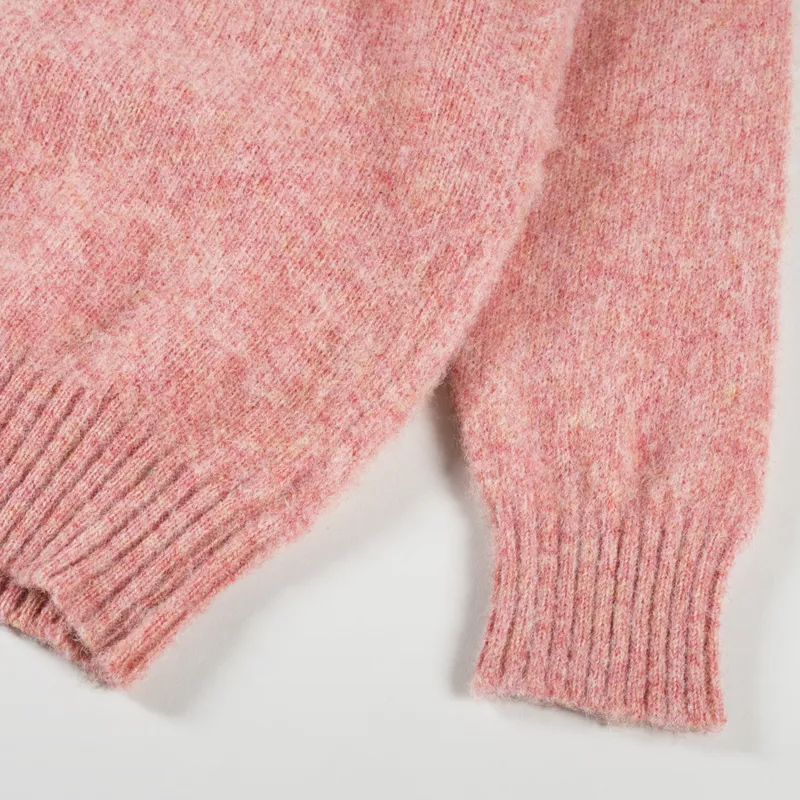 Shetland Wollen Co. Shaggy Crew Neck Sweater Sunglow-2