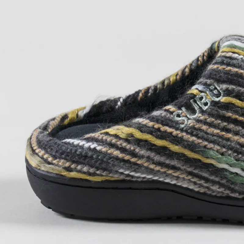 Subu Unisex Winter Insulated Dots Slippers Vivid Mosaic