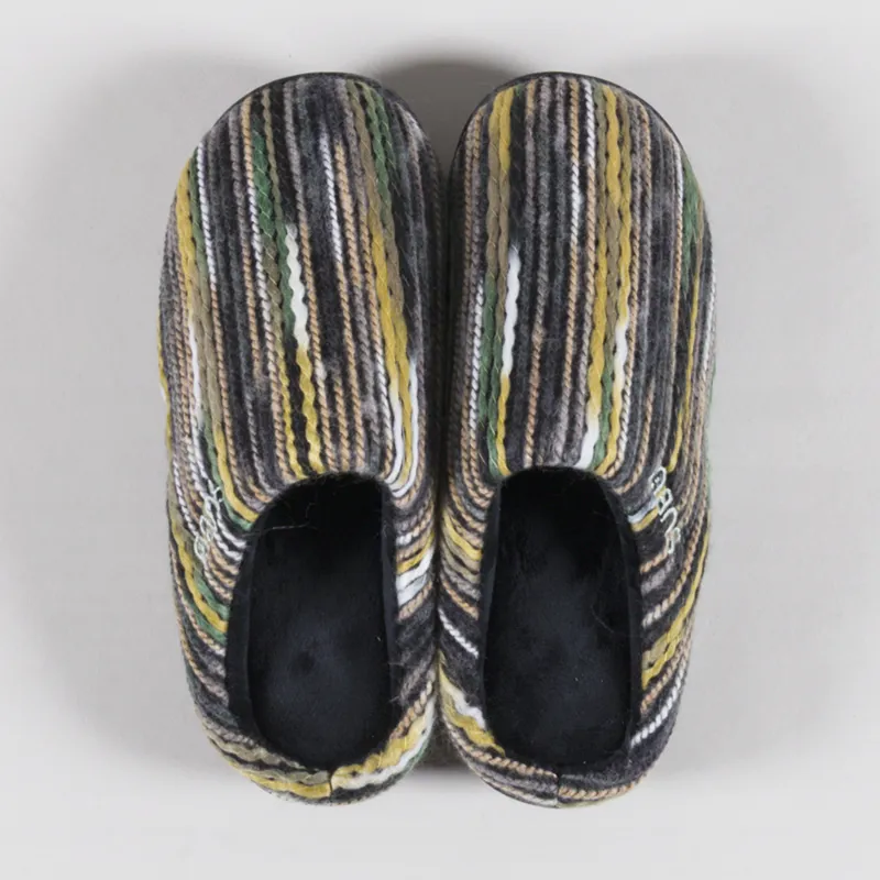 Subu Unisex Winter Insulated Dots Slippers Vivid Mosaic
