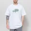 Cafe Mountain Scribble Rangey T Shirt White