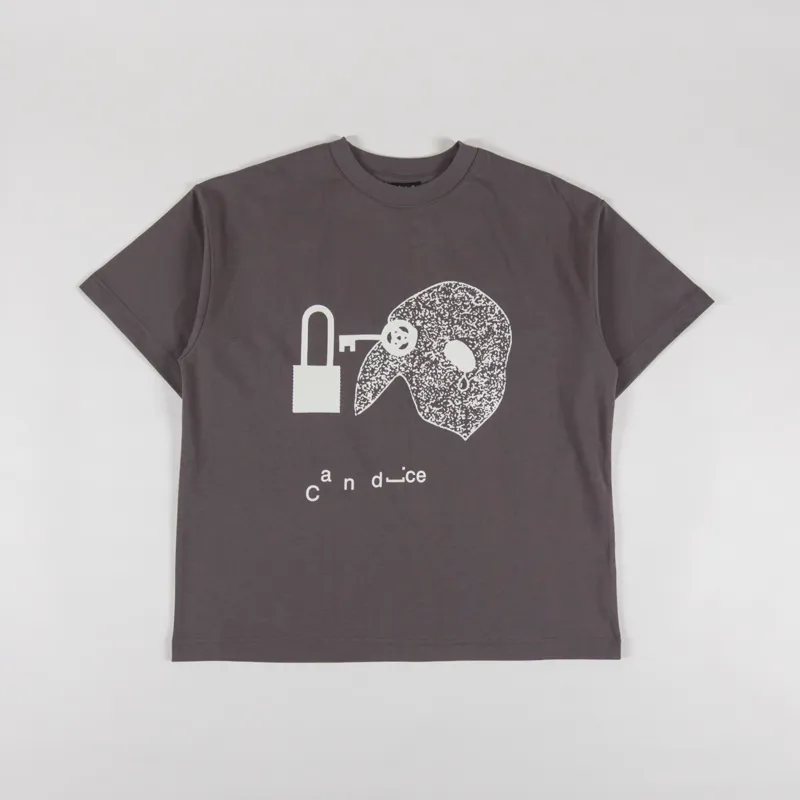 CANDICE Secrets Heavyweight T Shirt Charcoal