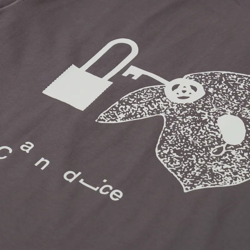 CANDICE Secrets Heavyweight T Shirt Charcoal-2