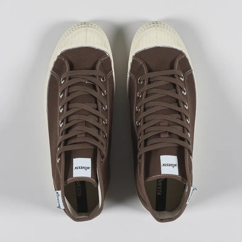 Novesta Star Dribble Contrast Shoes Brown Beige Ecru-1
