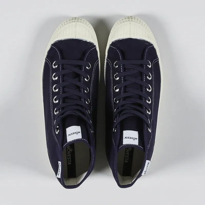 Novesta Star Dribble Contrast Shoes Navy Beige Ecru-2