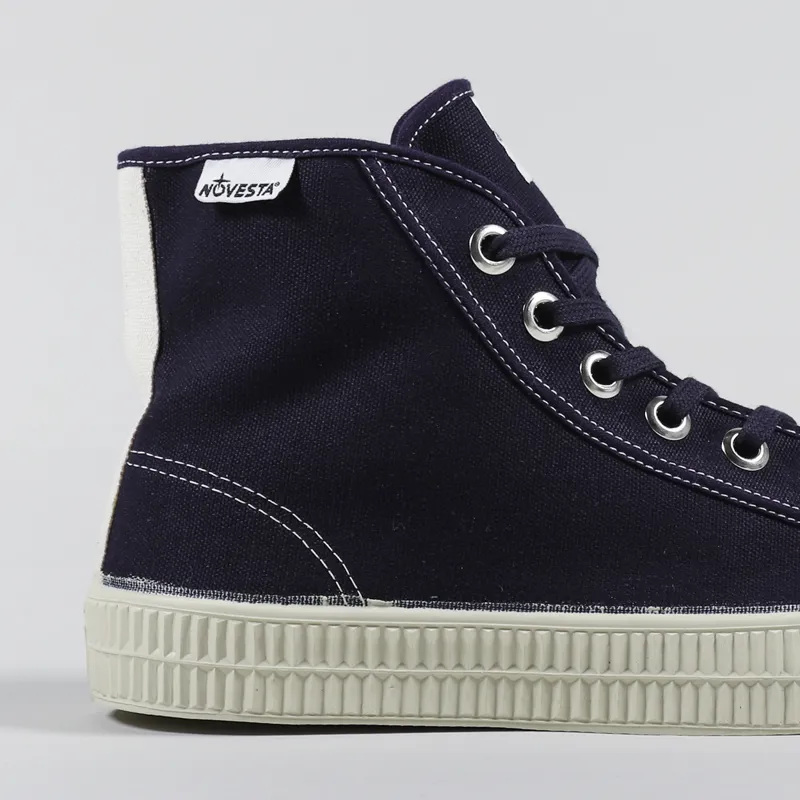 Novesta Star Dribble Contrast Shoes Navy Beige Ecru-5